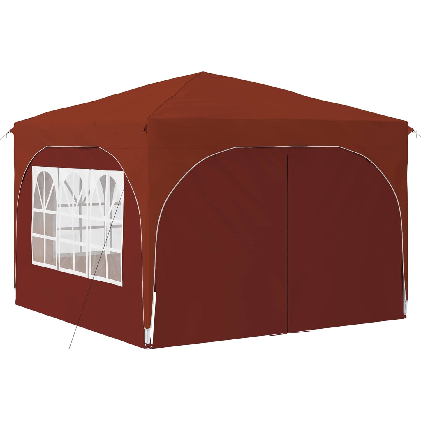 Pop-up Festtelt 290 x 290 x 245 cm Terrakotta