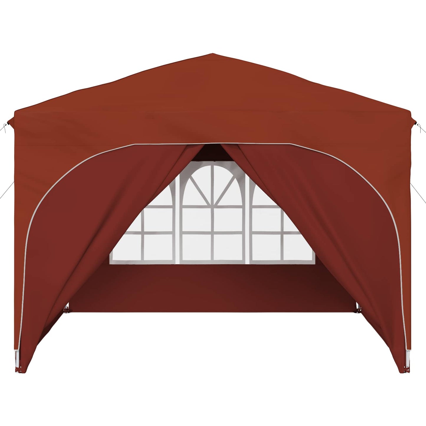 Pop-up Festtelt 290 x 290 x 245 cm Terrakotta