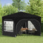 Pop-up Festtelt 290 x 290 x 245 cm Sort