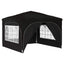 Pop-up Festtelt 290 x 290 x 245 cm Sort