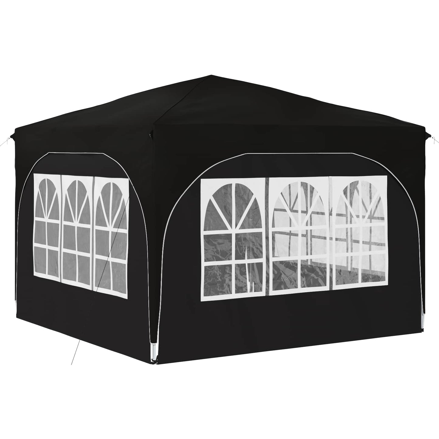 Pop-up Festtelt 290 x 290 x 245 cm Sort