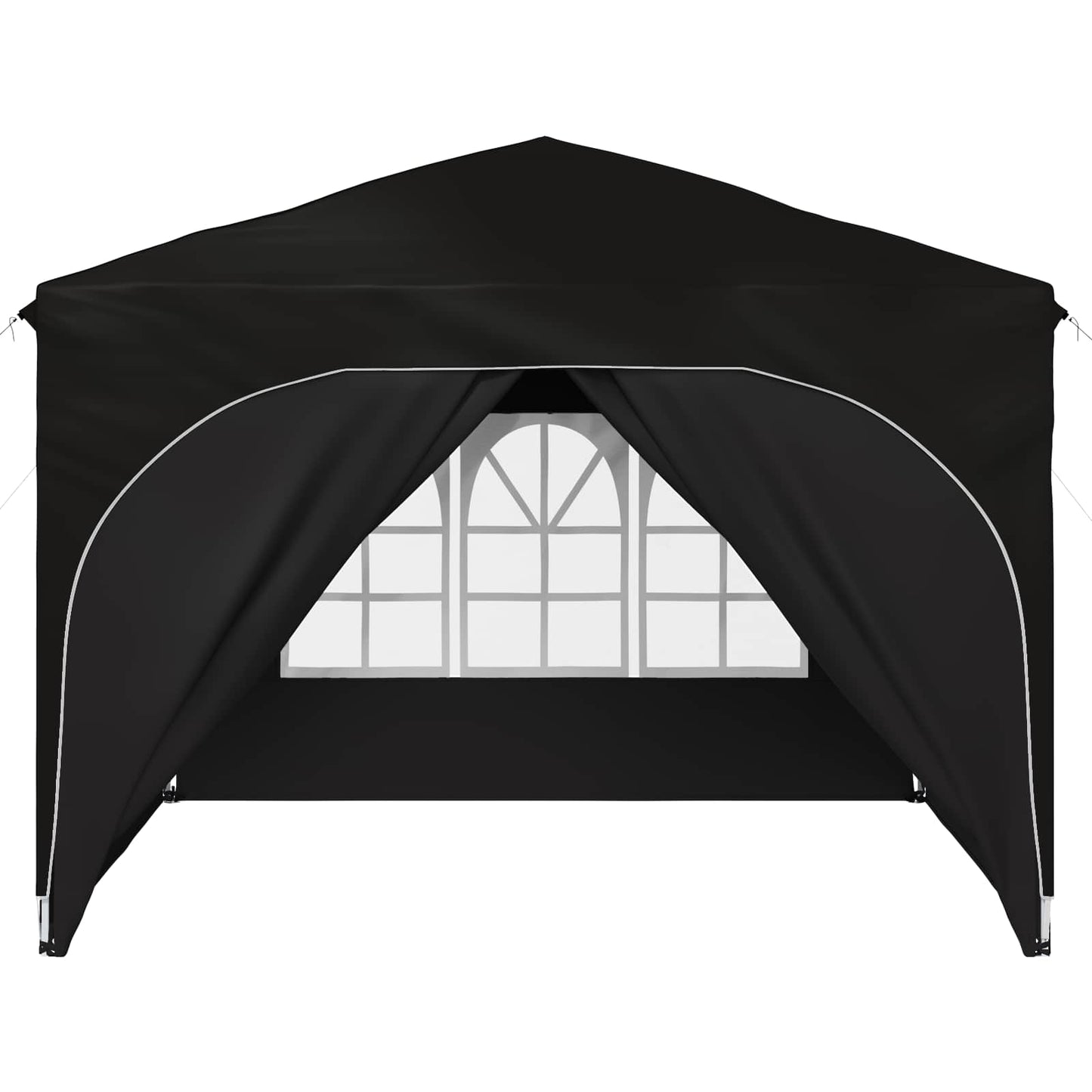 Pop-up Festtelt 290 x 290 x 245 cm Sort