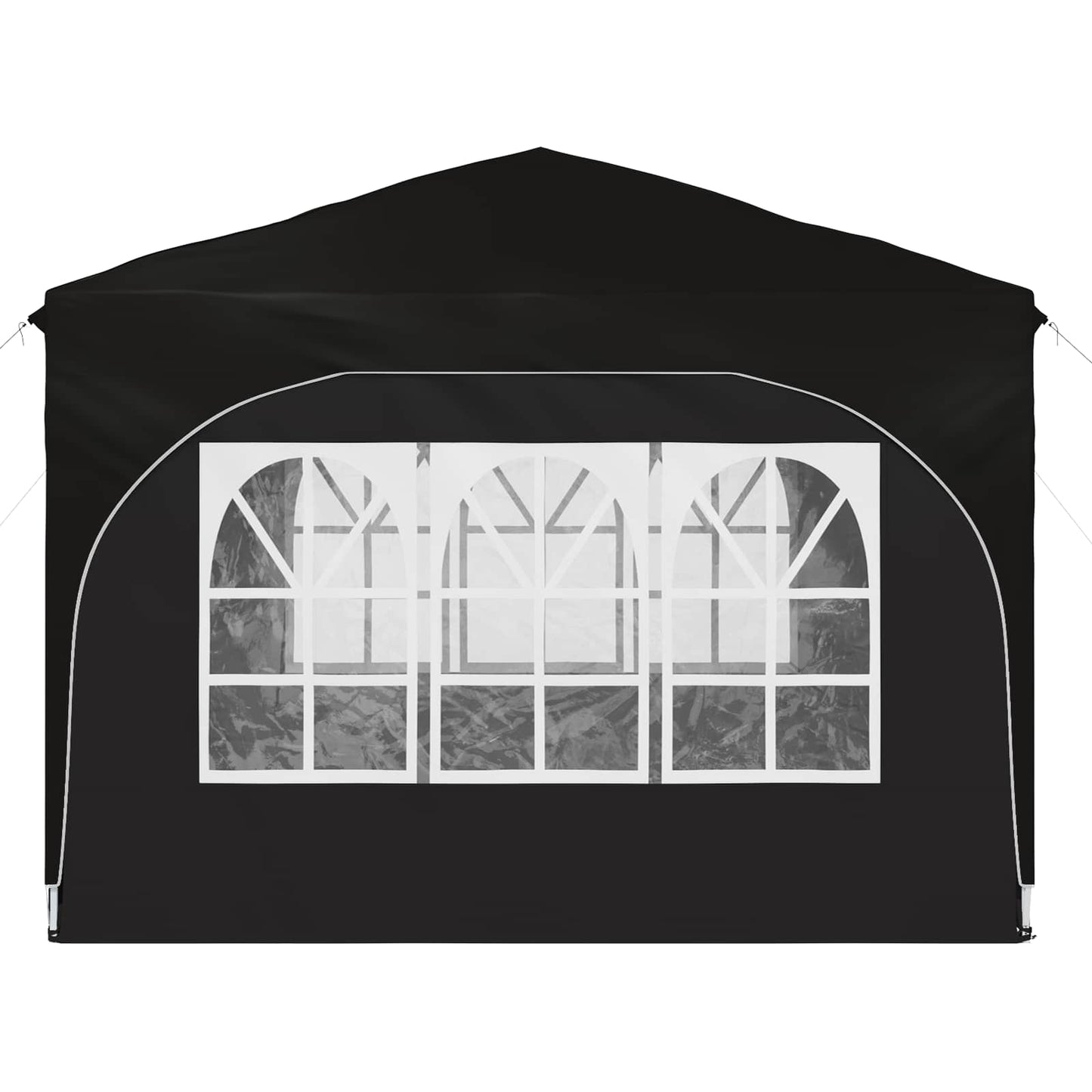 Pop-up Festtelt 290 x 290 x 245 cm Sort