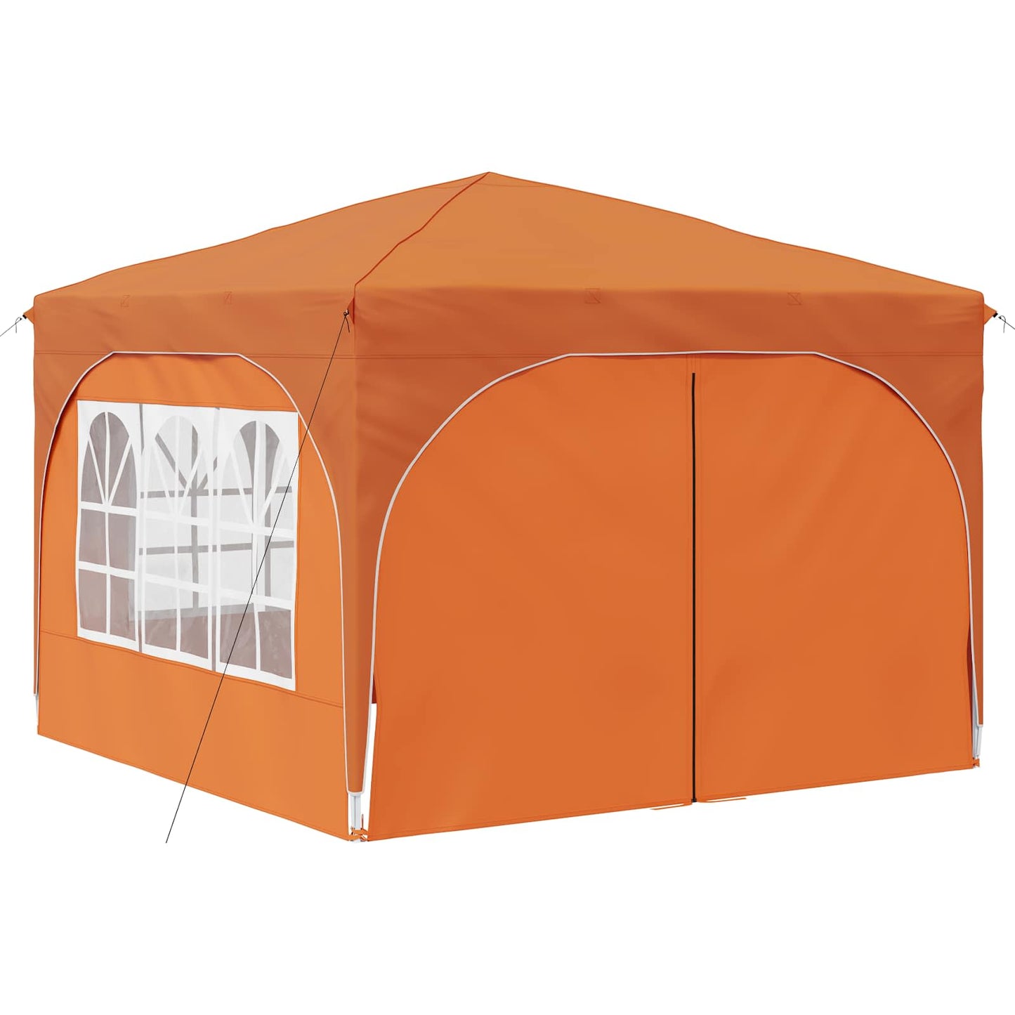 Pop-up Festtelt 290 x 290 x 245 cm Orange