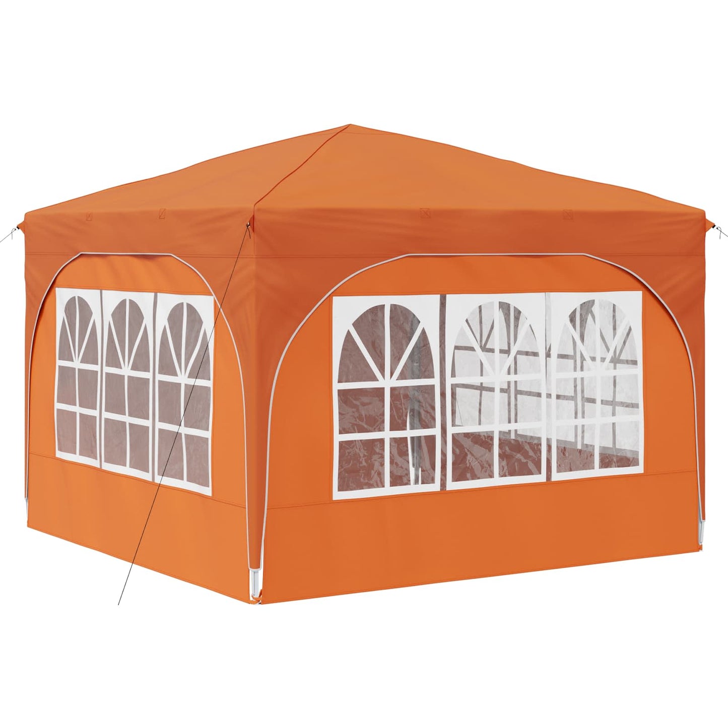 Pop-up Festtelt 290 x 290 x 245 cm Orange