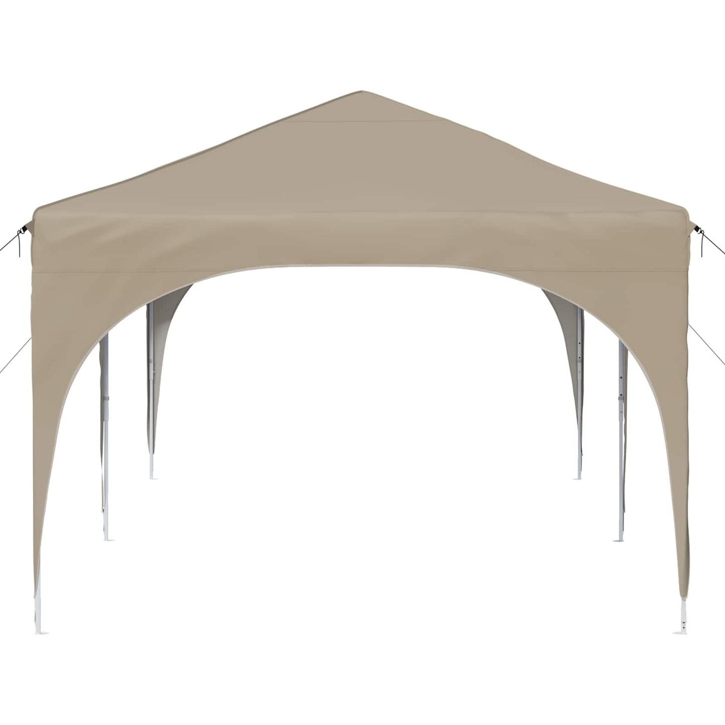Pop-up Festtelt 575 x 288 x 245 cm Cremefarvet Oxford stof