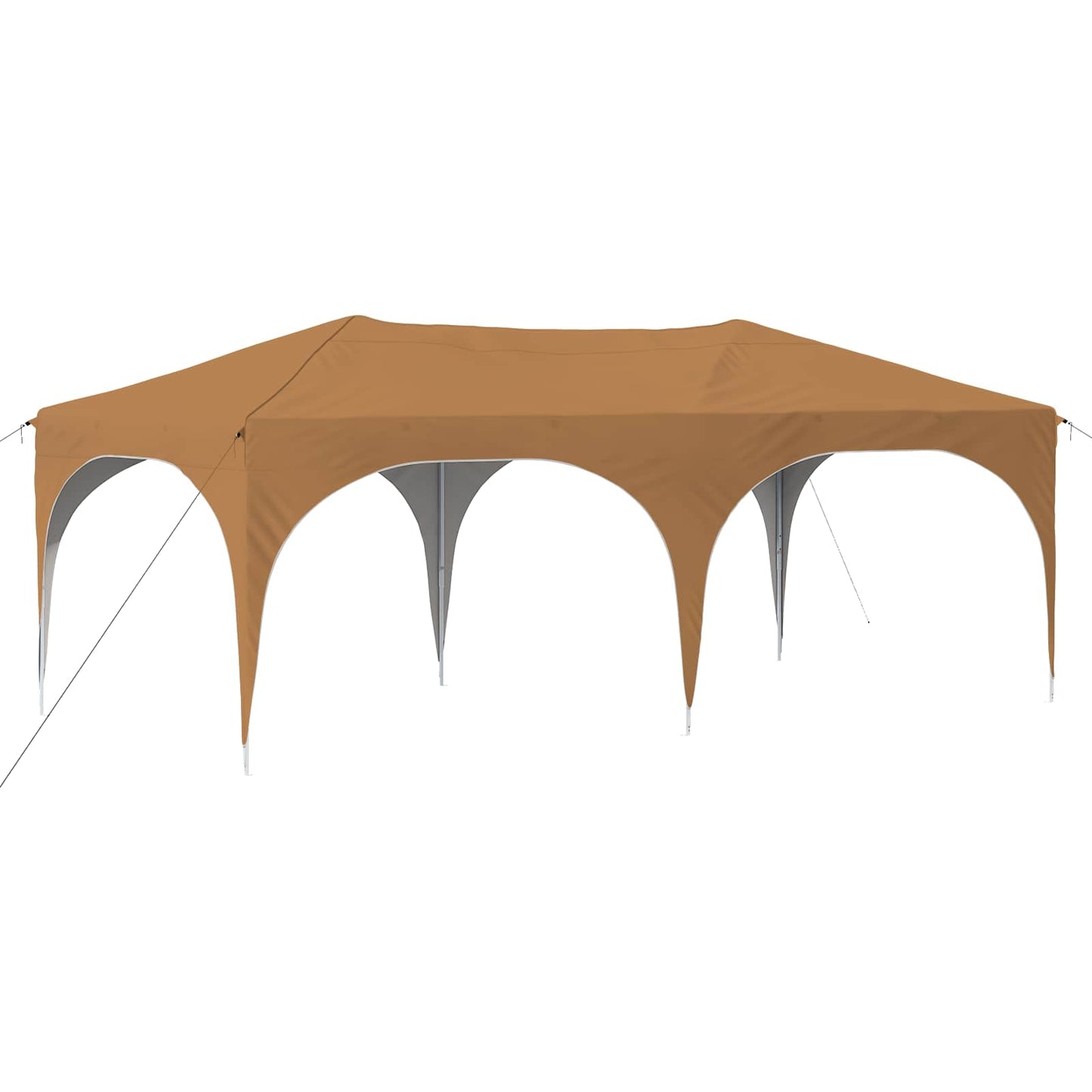 Pop-up Festtelt 575 x 288 x 245 cm Beige Oxford stof