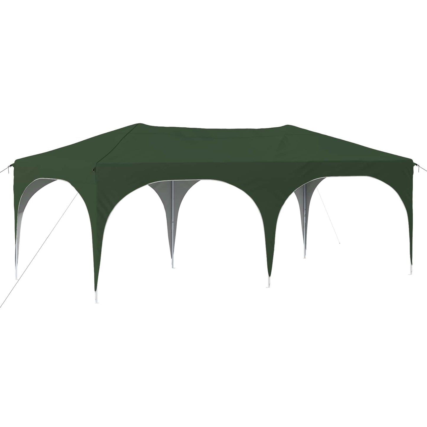 Pop-up Festtelt 575 x 288 x 245 cm Grøn Oxford stof