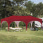 Pop-up Festtelt 575 x 288 x 245 cm Bordeaux Oxford stof