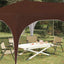 Pop-up Festtelt 575 x 288 x 245 cm Brun Oxford stof