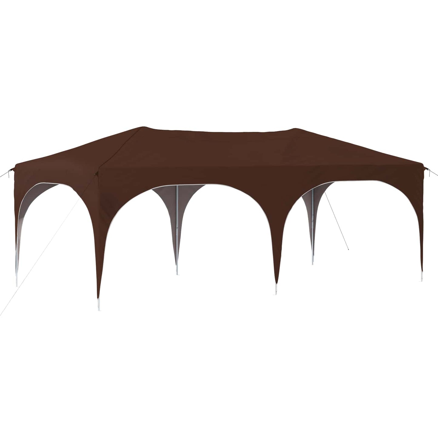 Pop-up Festtelt 575 x 288 x 245 cm Brun Oxford stof