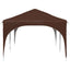 Pop-up Festtelt 575 x 288 x 245 cm Brun Oxford stof