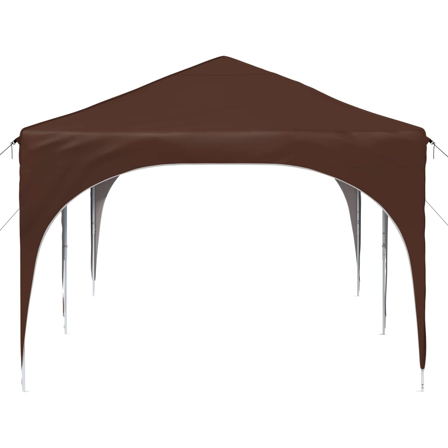 Pop-up Festtelt 575 x 288 x 245 cm Brun Oxford stof