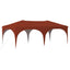 Pop-up Festtelt 575 x 288 x 245 cm Terrakotta Oxford stof