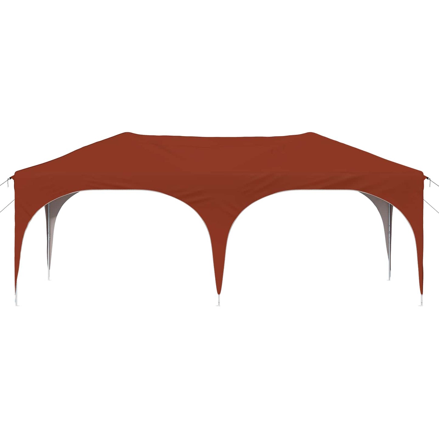 Pop-up Festtelt 575 x 288 x 245 cm Terrakotta Oxford stof