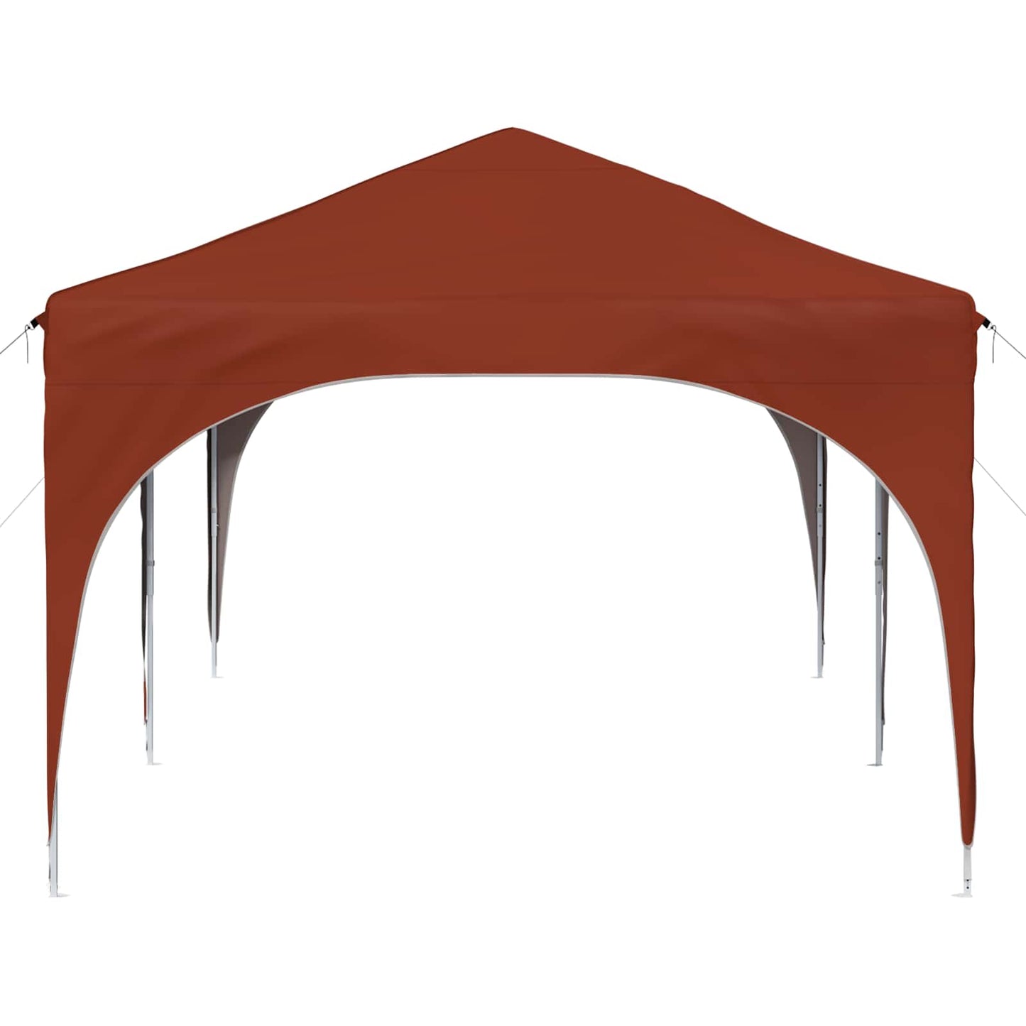 Pop-up Festtelt 575 x 288 x 245 cm Terrakotta Oxford stof