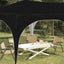 Pop-up Festtelt 575 x 288 x 245 cm Sort Oxford stof