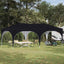 Pop-up Festtelt 575 x 288 x 245 cm Sort Oxford stof