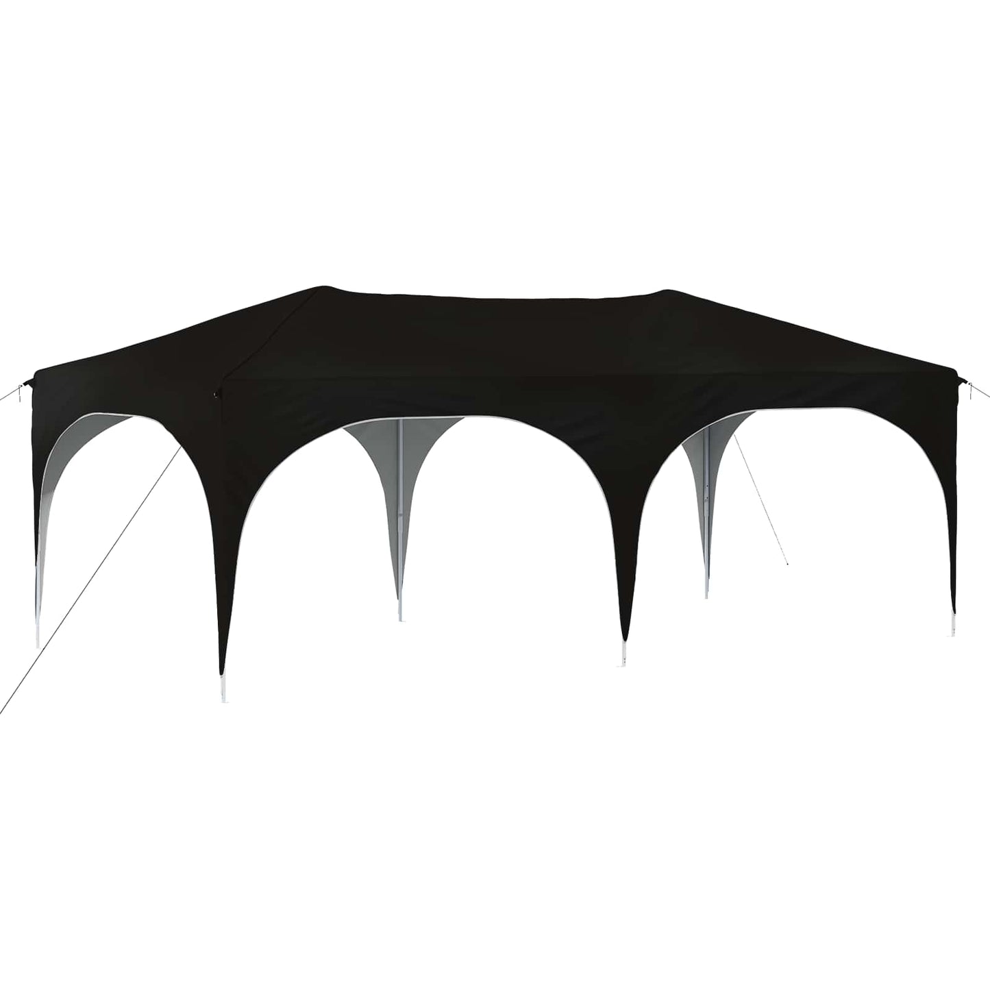 Pop-up Festtelt 575 x 288 x 245 cm Sort Oxford stof