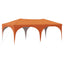 Pop-up Festtelt 575 x 288 x 245 cm Orange Oxford stof
