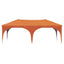 Pop-up Festtelt 575 x 288 x 245 cm Orange Oxford stof
