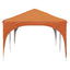 Pop-up Festtelt 575 x 288 x 245 cm Orange Oxford stof