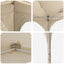 Pop-up Festtelt 575 x 288 x 245 cm Cremefarvet Oxford stof