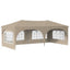 Pop-up Festtelt 575 x 288 x 245 cm Cremefarvet Oxford stof