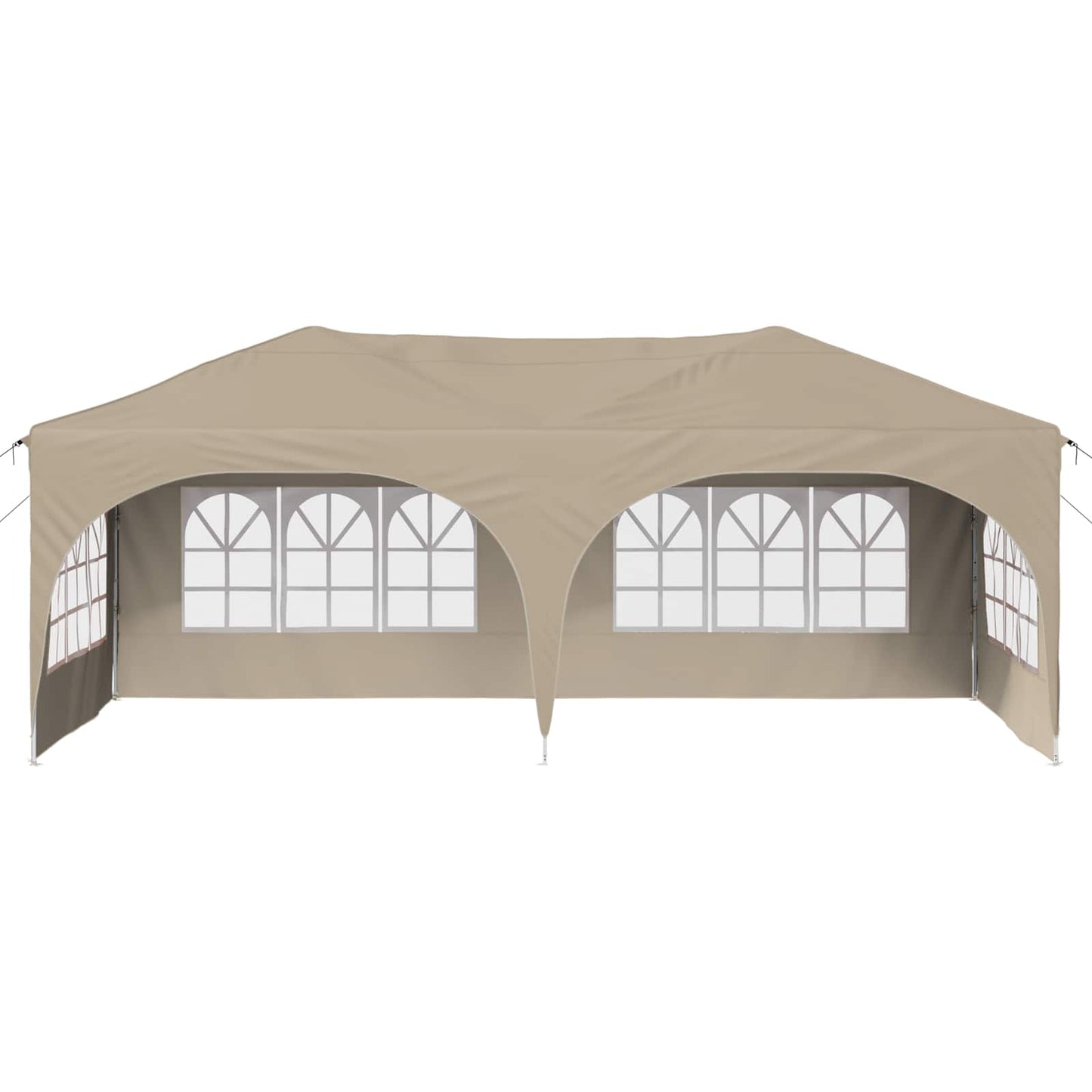 Pop-up Festtelt 575 x 288 x 245 cm Cremefarvet Oxford stof