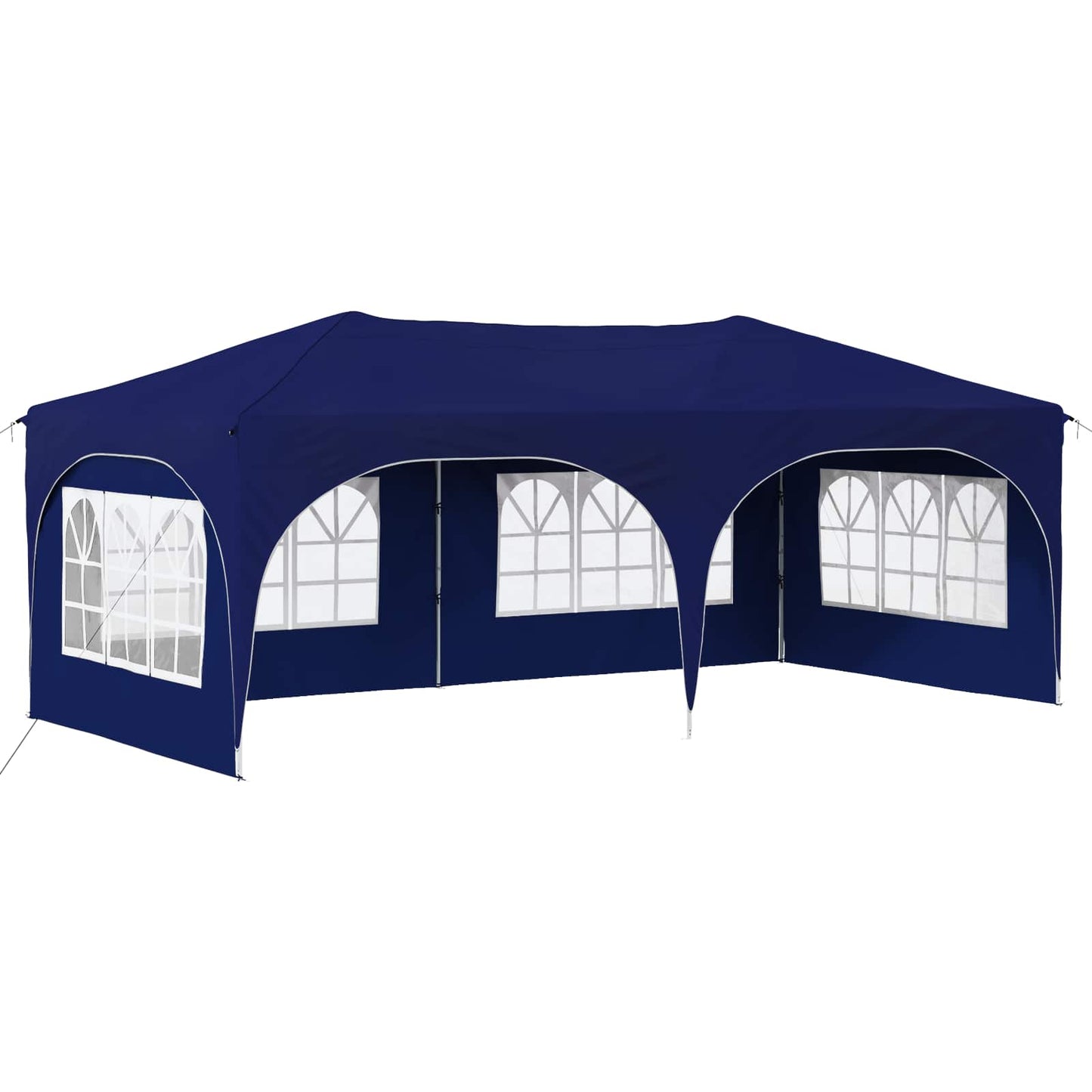 Pop-up Festtelt 575 x 288 x 245 cm Blå Oxford stof