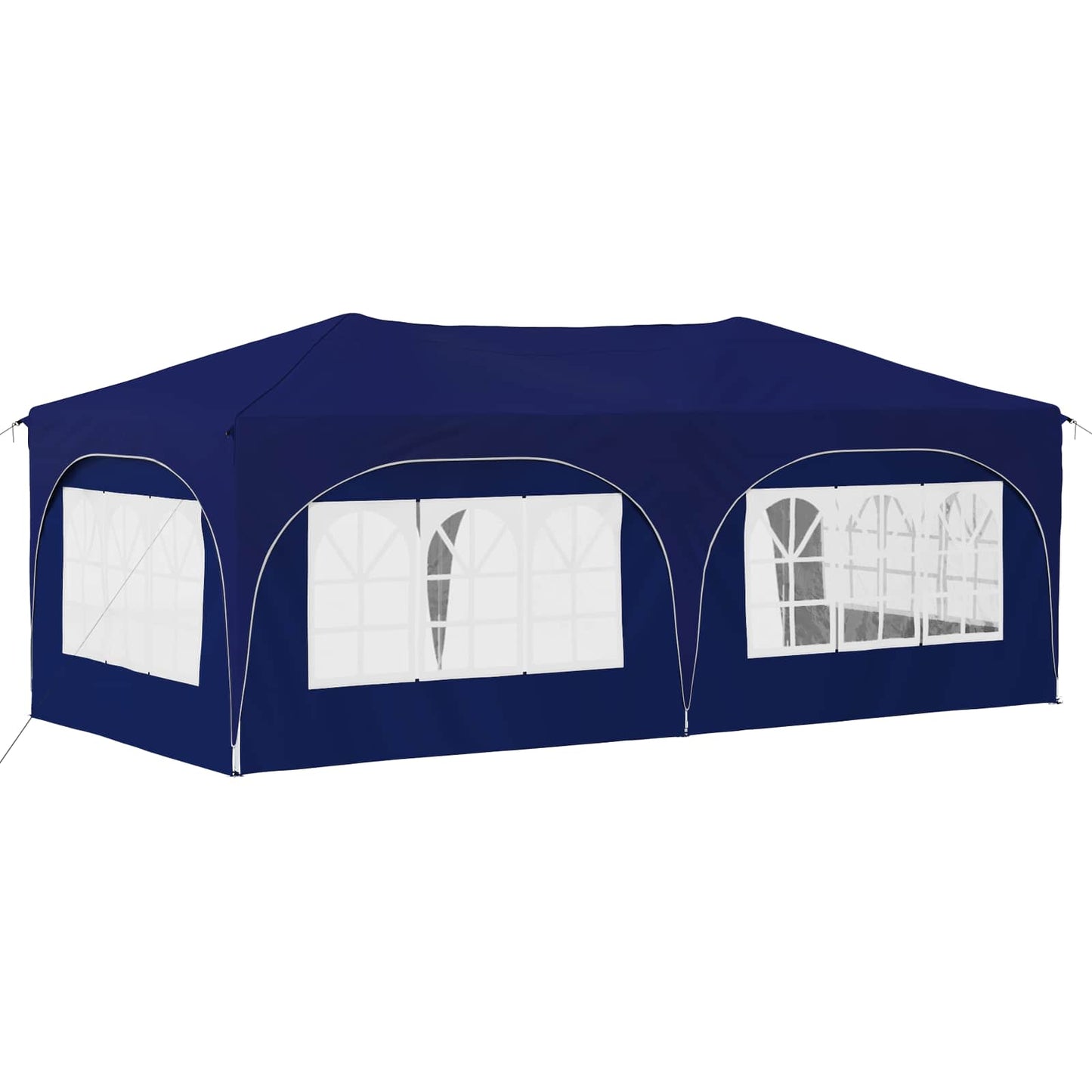 Pop-up Festtelt 575 x 288 x 245 cm Blå Oxford stof