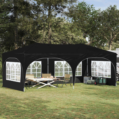 Pop-up Festtelt 575 x 288 x 245 cm Antracit Oxford stof