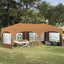 Pop-up Festtelt 575 x 288 x 245 cm Beige Oxford stof