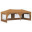 Pop-up Festtelt 575 x 288 x 245 cm Beige Oxford stof