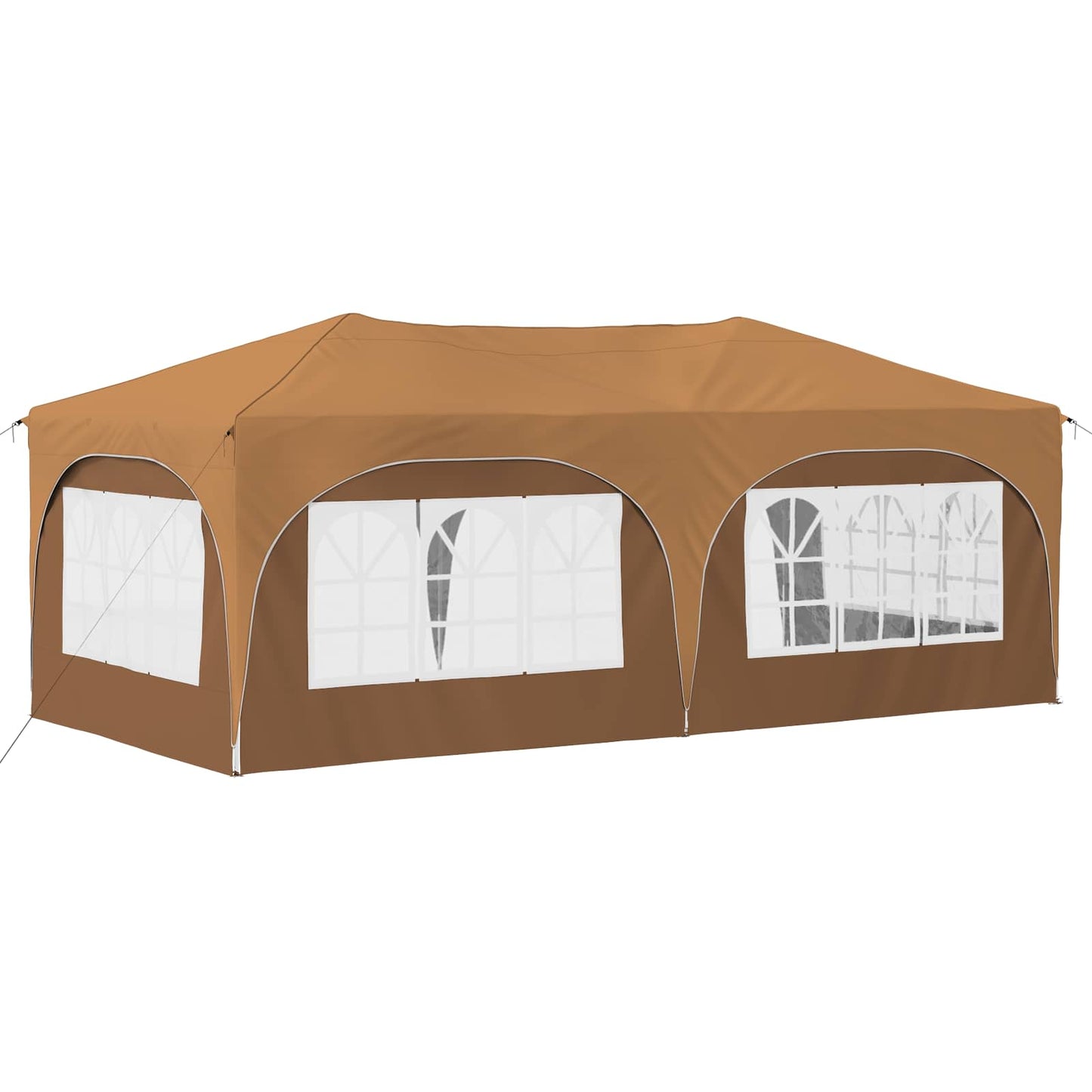 Pop-up Festtelt 575 x 288 x 245 cm Beige Oxford stof