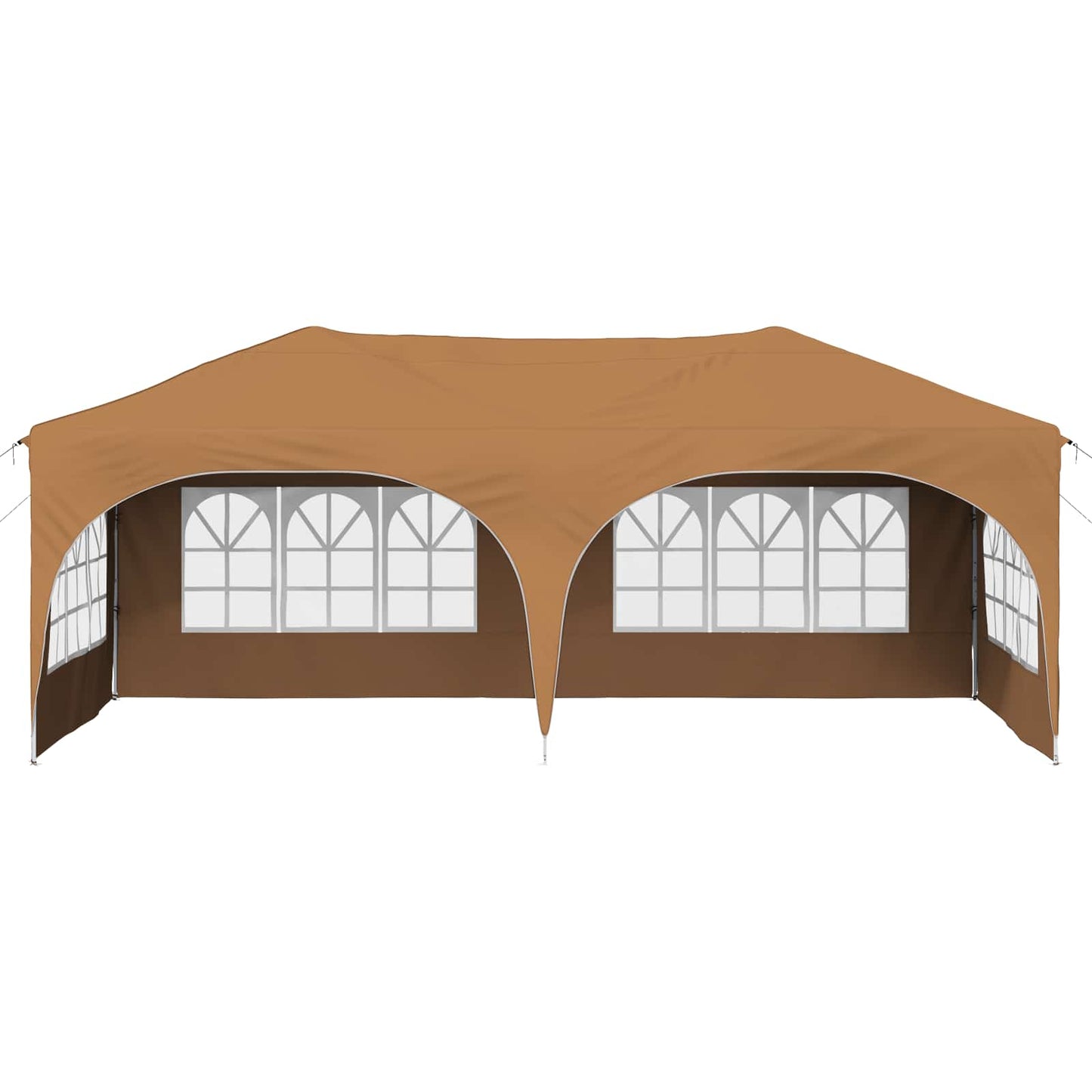 Pop-up Festtelt 575 x 288 x 245 cm Beige Oxford stof