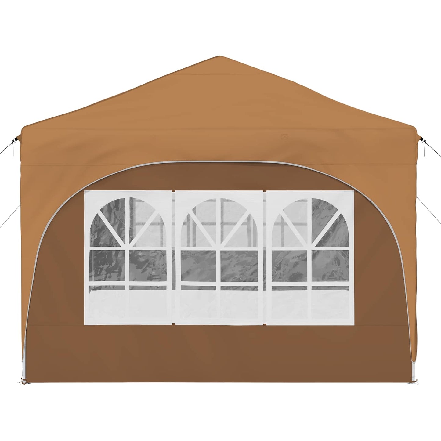 Pop-up Festtelt 575 x 288 x 245 cm Beige Oxford stof