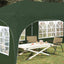 Pop-up Festtelt 575 x 288 x 245 cm Grøn Oxford stof