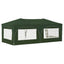 Pop-up Festtelt 575 x 288 x 245 cm Grøn Oxford stof