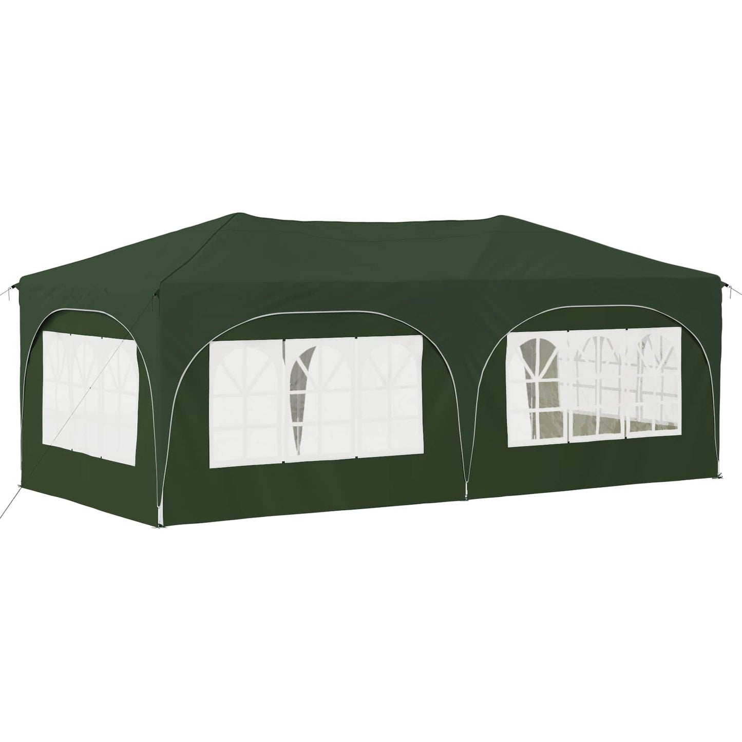 Pop-up Festtelt 575 x 288 x 245 cm Grøn Oxford stof