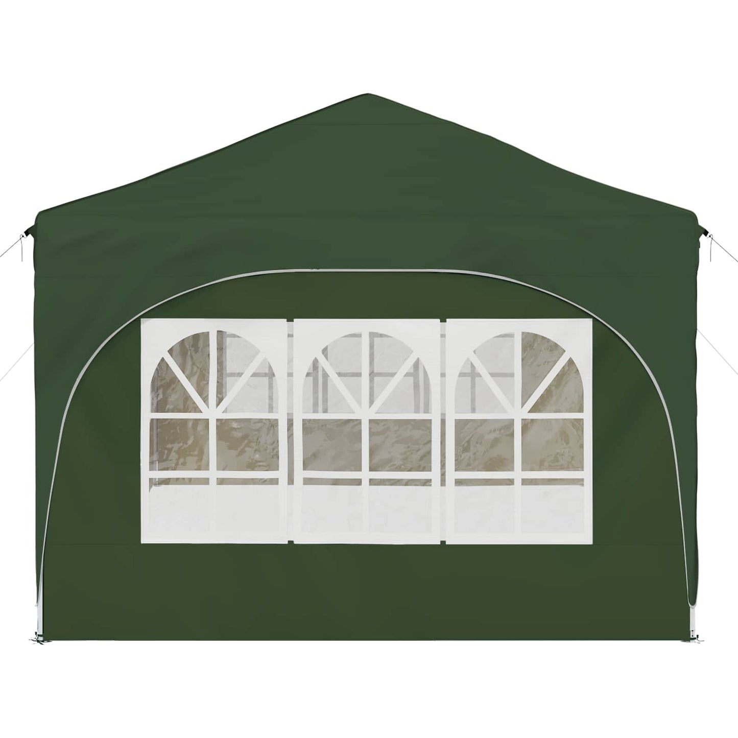 Pop-up Festtelt 575 x 288 x 245 cm Grøn Oxford stof