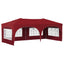 Pop-up Festtelt 575 x 288 x 245 cm Bordeaux Oxford stof