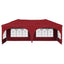 Pop-up Festtelt 575 x 288 x 245 cm Bordeaux Oxford stof