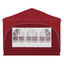 Pop-up Festtelt 575 x 288 x 245 cm Bordeaux Oxford stof