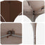 Pop-up Festtelt 575 x 288 x 245 cm Brun Oxford stof