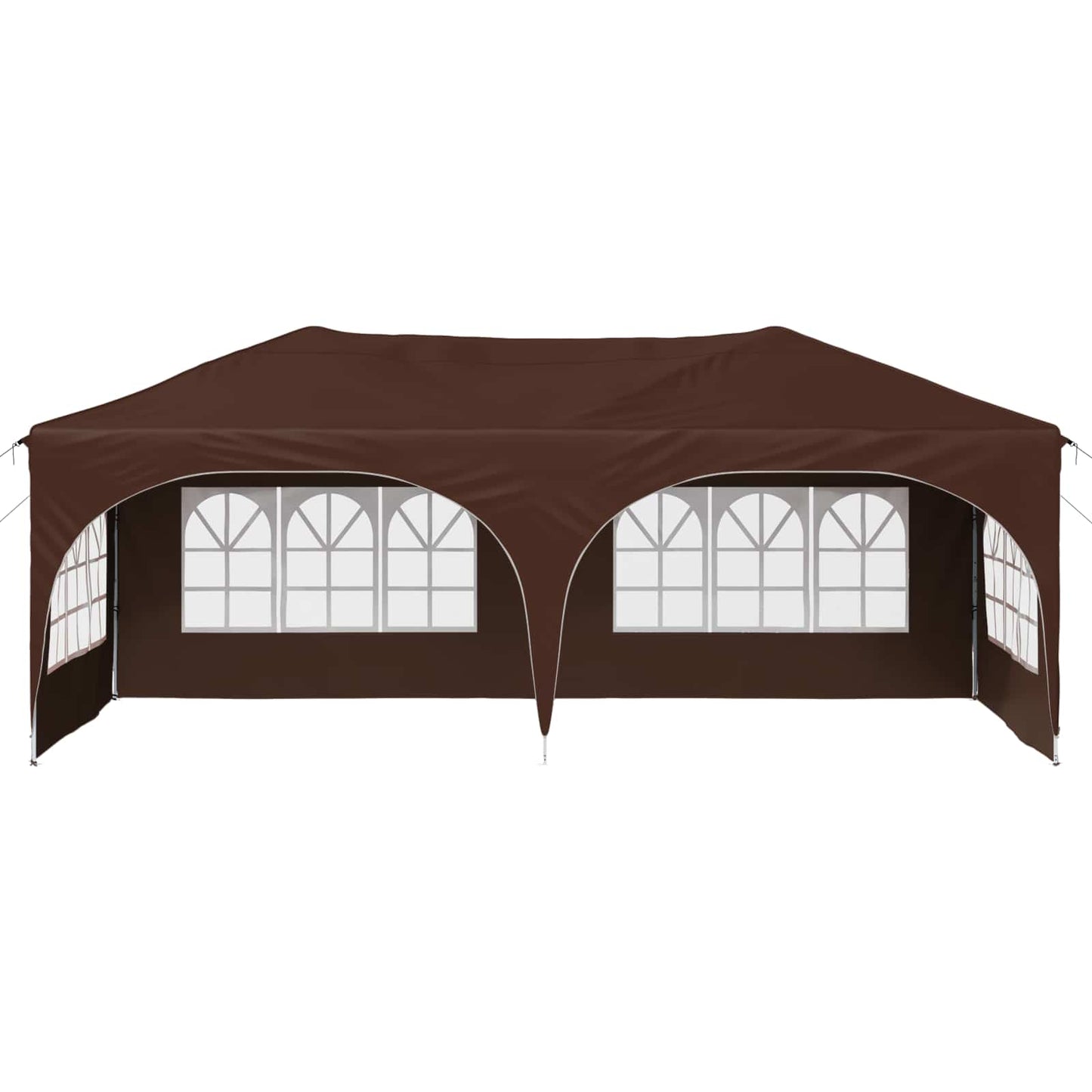 Pop-up Festtelt 575 x 288 x 245 cm Brun Oxford stof