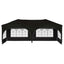 Pop-up Festtelt 575 x 288 x 245 cm Sort Oxford stof