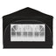 Pop-up Festtelt 575 x 288 x 245 cm Sort Oxford stof