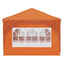Pop-up Festtelt 575 x 288 x 245 cm Orange Oxford stof