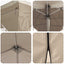 Pop-up Festtelt 575 x 288 x 245 cm Cremefarvet Oxford stof